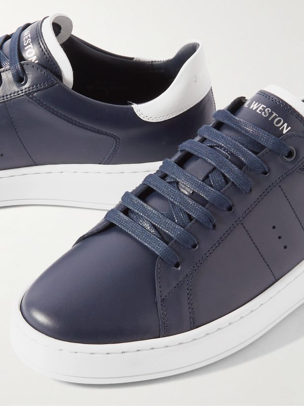 On Time Leather Sneakers - CU On Time Leather Sneakers - CU