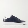 On Time Leather Sneakers On Time Leather Sneakers