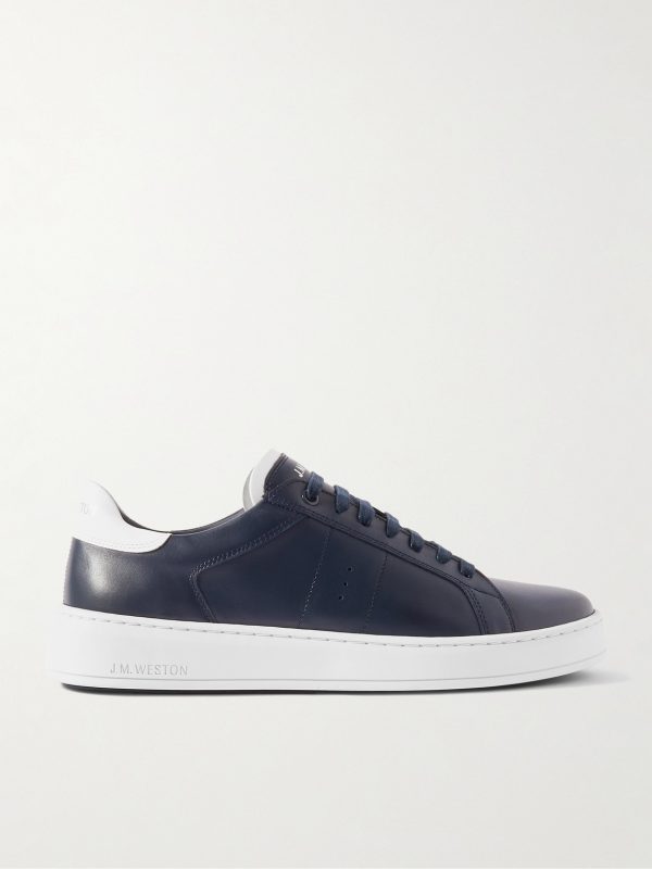 On Time Leather Sneakers On Time Leather Sneakers