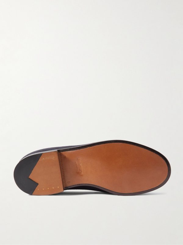 180 Moccasin Suede Penny Loafers - E1 180 Moccasin Suede Penny Loafers - E1