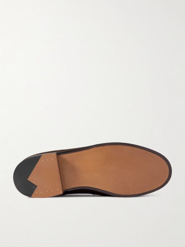180 Moccasin Suede Penny Loafers - E1 180 Moccasin Suede Penny Loafers - E1