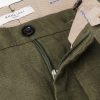Straight-Leg Linen-Twill Suit Trousers - E1