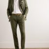 Straight-Leg Linen-Twill Suit Trousers - OU