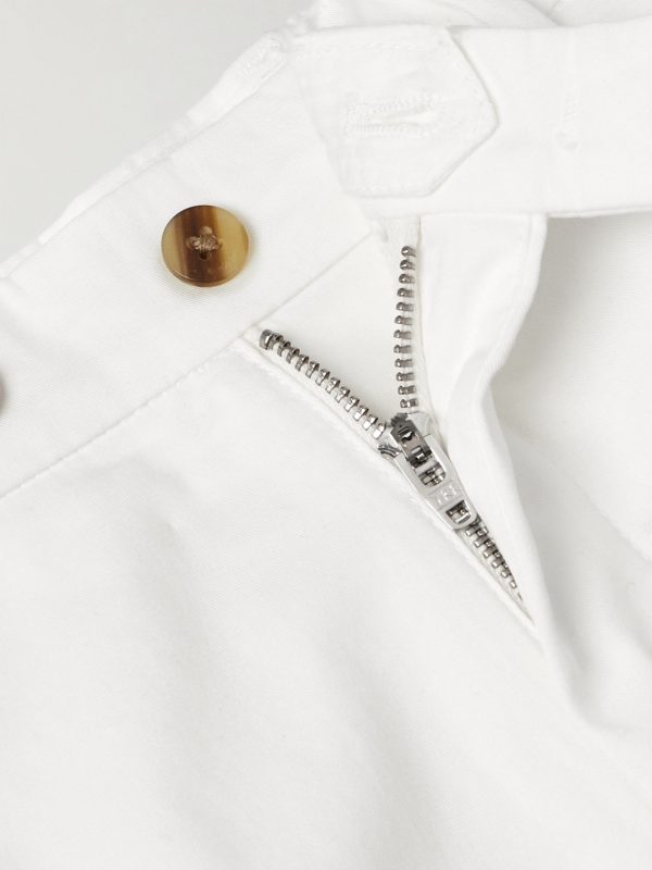 Straight-Leg Pleated Cotton-Blend Twill Bermuda Shorts - E1 Straight-Leg Pleated Cotton-Blend Twill Bermuda Shorts - E1