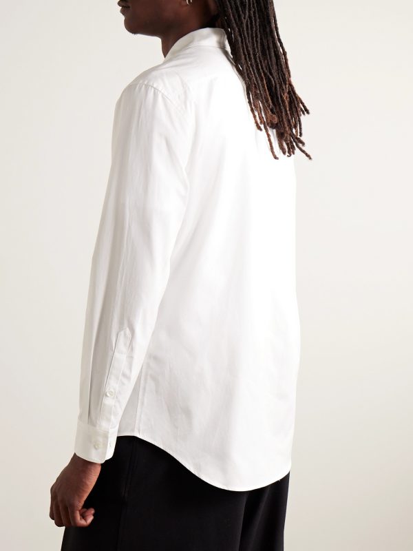 Quevedo Slim-Fit Cotton-Poplin Shirt - BK Quevedo Slim-Fit Cotton-Poplin Shirt - BK