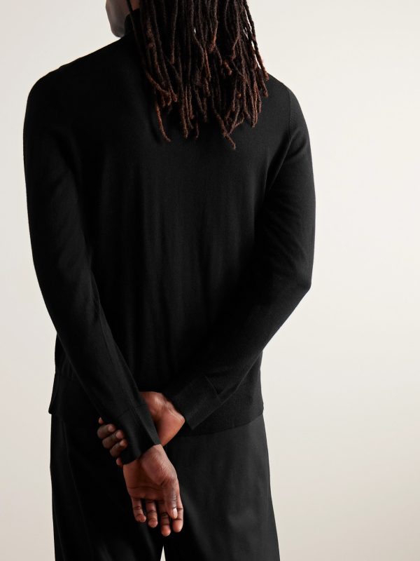 Jermaine Slim-Fit Merino Wool Rollneck Sweater - BK Jermaine Slim-Fit Merino Wool Rollneck Sweater - BK