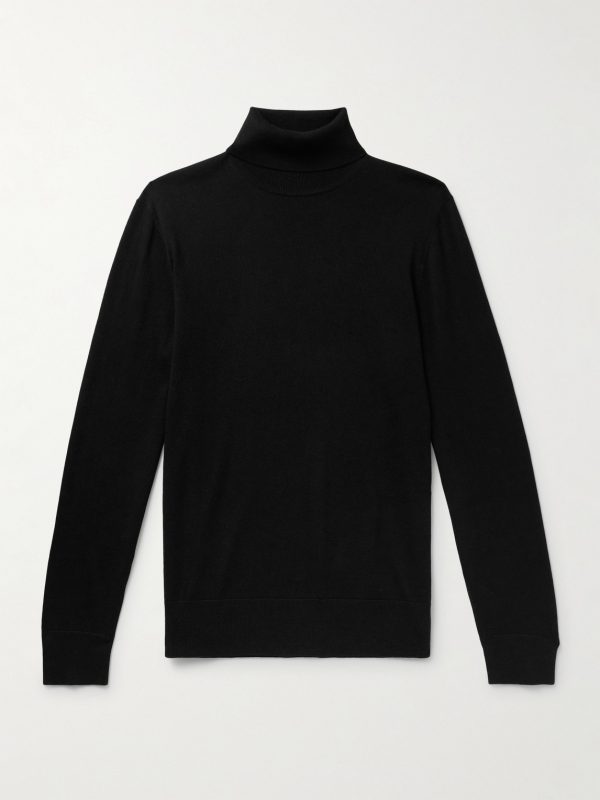 Jermaine Slim-Fit Merino Wool Rollneck Sweater Jermaine Slim-Fit Merino Wool Rollneck Sweater
