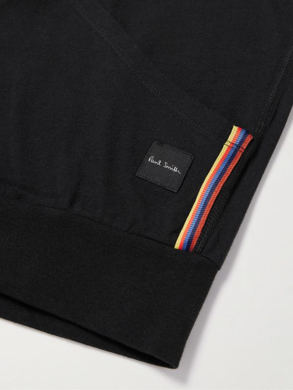 Grosgrain-Trimmed Cotton-Jersey Zip-Up Hoodie - CU Grosgrain-Trimmed Cotton-Jersey Zip-Up Hoodie - CU