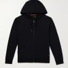 Grosgrain-Trimmed Cotton-Jersey Zip-Up Hoodie Grosgrain-Trimmed Cotton-Jersey Zip-Up Hoodie