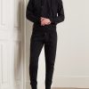Grosgrain-Trimmed Cotton-Jersey Zip-Up Hoodie - OU Grosgrain-Trimmed Cotton-Jersey Zip-Up Hoodie - OU