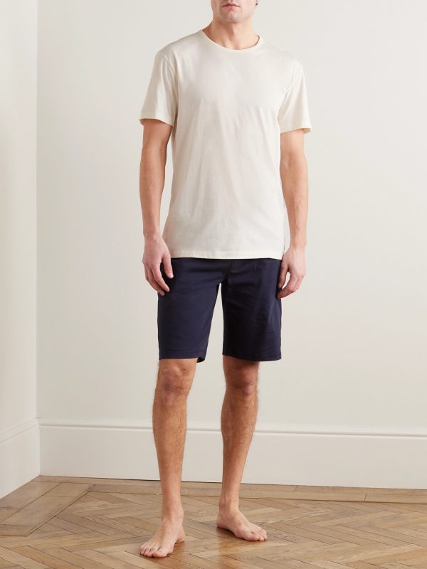 Logo-Appliquéd Cotton-Jersey Pyjama T-Shirt - OU