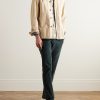 Straight-Leg Garment-Dyed Stretch Organic Cotton-Needlecord Trousers - OU Straight-Leg Garment-Dyed Stretch Organic Cotton-Needlecord Trousers - OU