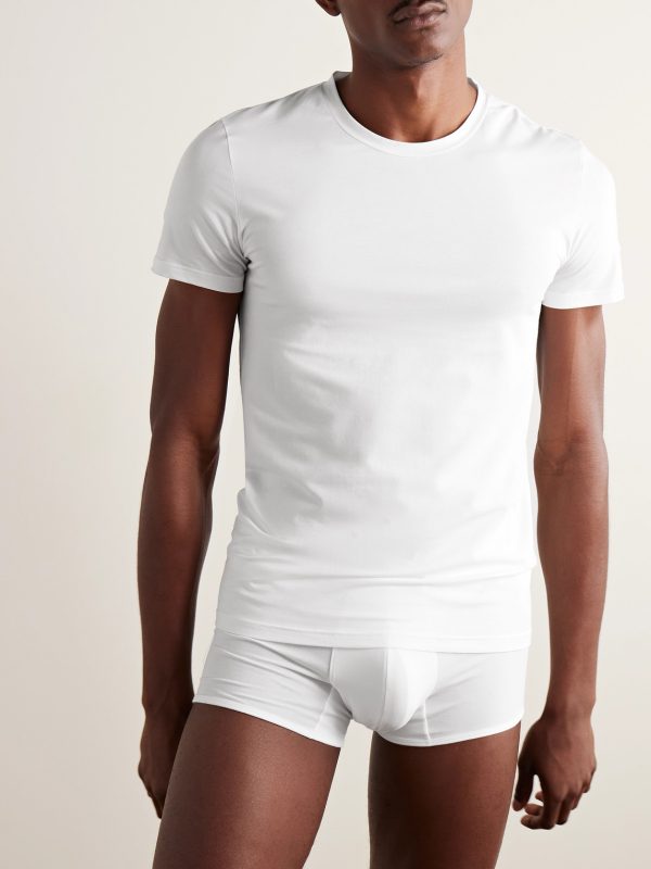 Stretch-Cotton Jersey T-Shirt - OU