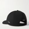 Logo-Appliquéd Cotton and Wool-Blend Twill Baseball Cap - BK