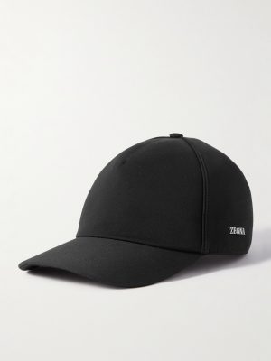 Logo-Appliquéd Cotton and Wool-Blend Twill Baseball Cap Logo-Appliquéd Cotton and Wool-Blend Twill Baseball Cap