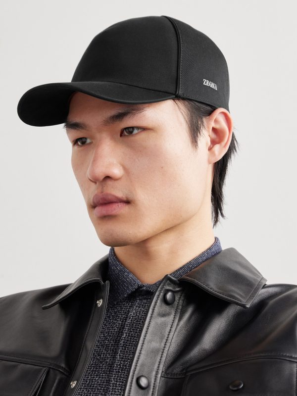 Logo-Appliquéd Cotton and Wool-Blend Twill Baseball Cap - OU