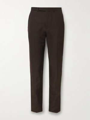 Trofeo Slim-Fit Wool and Linen-Blend Suit Trousers