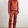 Convertible Leather-Trimmed Cashmere Down Hooded Ski Jacket - OU Convertible Leather-Trimmed Cashmere Down Hooded Ski Jacket - OU