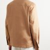 Linen-Canvas Overshirt - BK Linen-Canvas Overshirt - BK