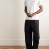 Slim-Fit Logo-Embroidered Cotton-Jersey T-Shirt - OU Slim-Fit Logo-Embroidered Cotton-Jersey T-Shirt - OU