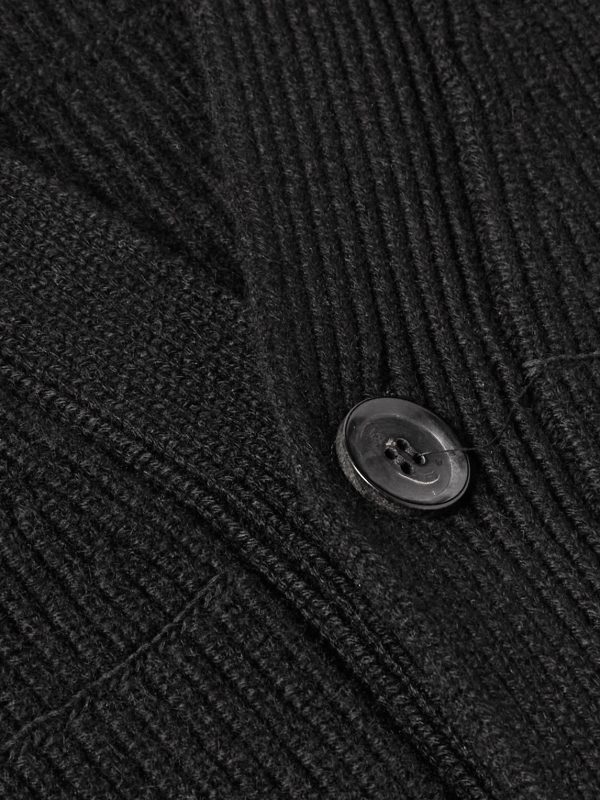 Ribbed Oasi Cashmere and Cotton-Blend Cardigan - CU Ribbed Oasi Cashmere and Cotton-Blend Cardigan - CU