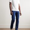 Slim-Fit Nubuck-Trimmed Cotton-Piqué Polo Shirt - OU