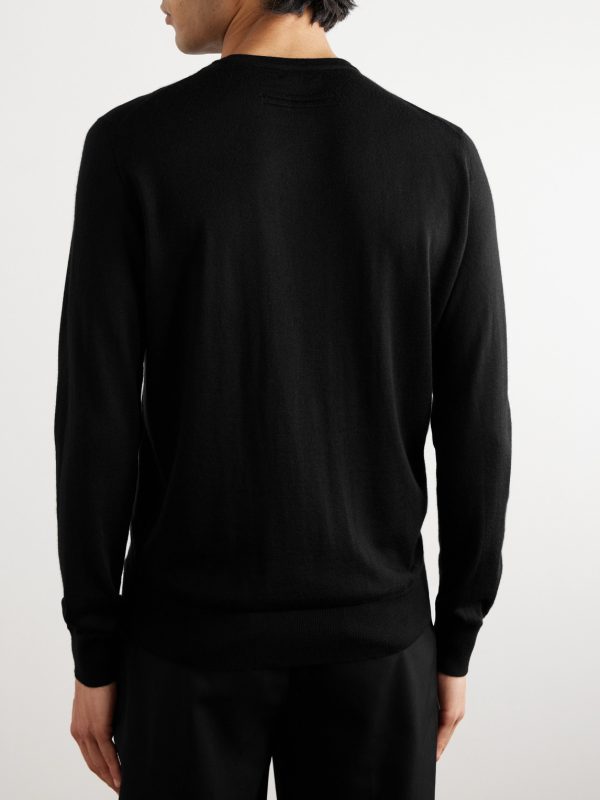 Cashmere and Silk-Blend Sweater - BK Cashmere and Silk-Blend Sweater - BK