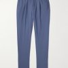 Wayne Tapered Wool-Blend Trousers