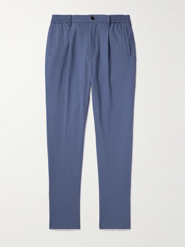 Wayne Tapered Wool-Blend Trousers