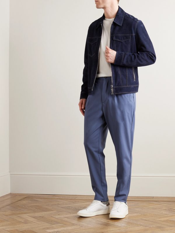 Wayne Tapered Wool-Blend Trousers - OU