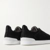 Triple Stitch™ Suede Slip-On Sneakers - BK Triple Stitch™ Suede Slip-On Sneakers - BK