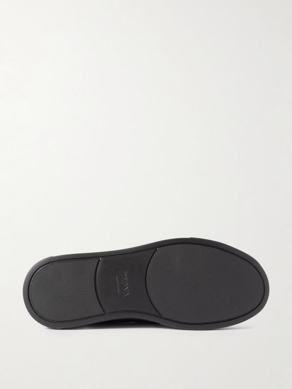 Triple Stitch™ Full-Grain Deerskin Slip-On Sneakers - E1 Triple Stitch™ Full-Grain Deerskin Slip-On Sneakers - E1