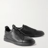 Triple Stitch™ Full-Grain Deerskin Slip-On Sneakers - FR Triple Stitch™ Full-Grain Deerskin Slip-On Sneakers - FR