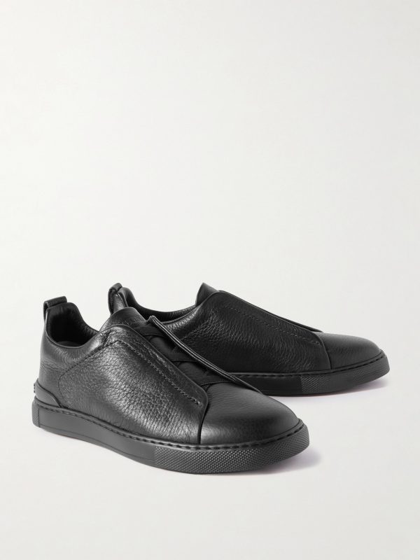 Triple Stitch™ Full-Grain Deerskin Slip-On Sneakers - FR Triple Stitch™ Full-Grain Deerskin Slip-On Sneakers - FR