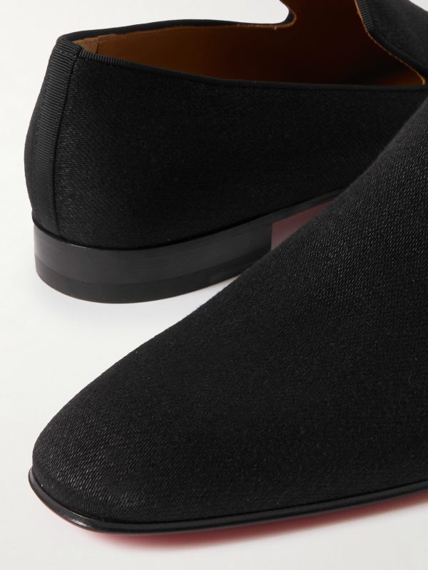 Dandelion Grosgrain-Trimmed Wool Loafers - CU Dandelion Grosgrain-Trimmed Wool Loafers - CU