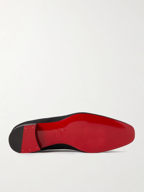 Dandelion Grosgrain-Trimmed Wool Loafers - E1 Dandelion Grosgrain-Trimmed Wool Loafers - E1
