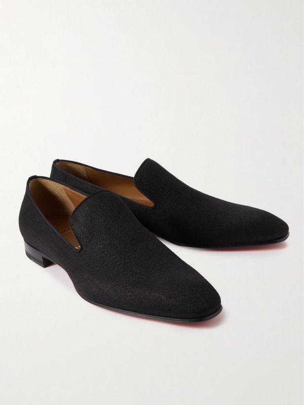 Dandelion Grosgrain-Trimmed Wool Loafers - FR Dandelion Grosgrain-Trimmed Wool Loafers - FR