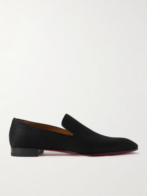 Dandelion Grosgrain-Trimmed Wool Loafers Dandelion Grosgrain-Trimmed Wool Loafers