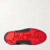 Astroloubi Spiked Leather, Suede and Mesh Sneakers - E2 Astroloubi Spiked Leather, Suede and Mesh Sneakers - E2