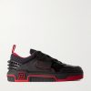 Astroloubi Spiked Leather, Suede and Mesh Sneakers Astroloubi Spiked Leather, Suede and Mesh Sneakers