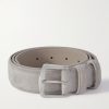 3.5cm Suede Belt