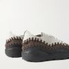 Air Footscape Woven Webbing and Suede Sneakers - BK Air Footscape Woven Webbing and Suede Sneakers - BK
