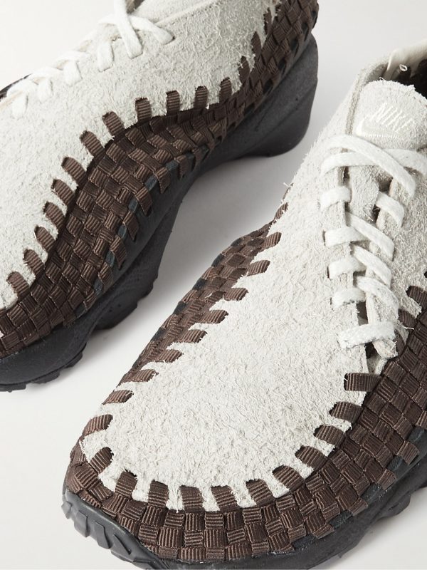 Air Footscape Woven Webbing and Suede Sneakers - CU Air Footscape Woven Webbing and Suede Sneakers - CU
