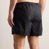 Straight-Leg Mid-Length Logo-Jacquard Swim Shorts - BK Straight-Leg Mid-Length Logo-Jacquard Swim Shorts - BK