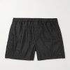 Straight-Leg Mid-Length Logo-Jacquard Swim Shorts Straight-Leg Mid-Length Logo-Jacquard Swim Shorts