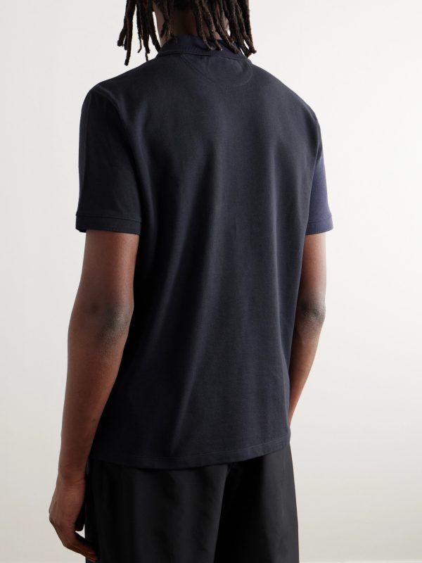 Rockstud Embellished Cotton-Piqué Polo Shirt - BK Rockstud Embellished Cotton-Piqué Polo Shirt - BK