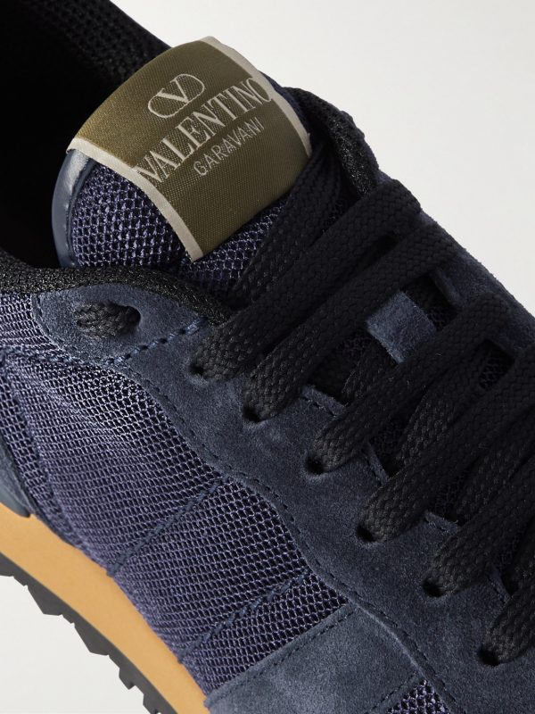 Rockrunner Suede, Leather and Mesh Sneakers - CU Rockrunner Suede, Leather and Mesh Sneakers - CU
