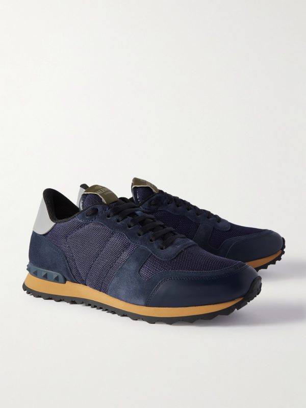 Rockrunner Suede, Leather and Mesh Sneakers - FR Rockrunner Suede, Leather and Mesh Sneakers - FR