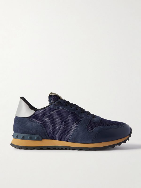 Rockrunner Suede, Leather and Mesh Sneakers Rockrunner Suede, Leather and Mesh Sneakers