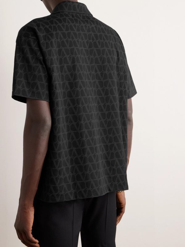 Toile Iconographe Cotton-Jersey Polo Shirt - BK